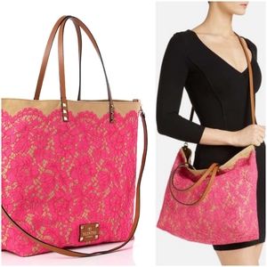 Valentino Reversible Lace Tote Bag